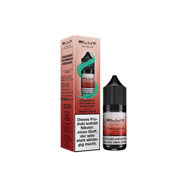 ELUX Legend Juice - Strawberry Watermelon Bubblegum - 10ml Nikotinsalzliquid