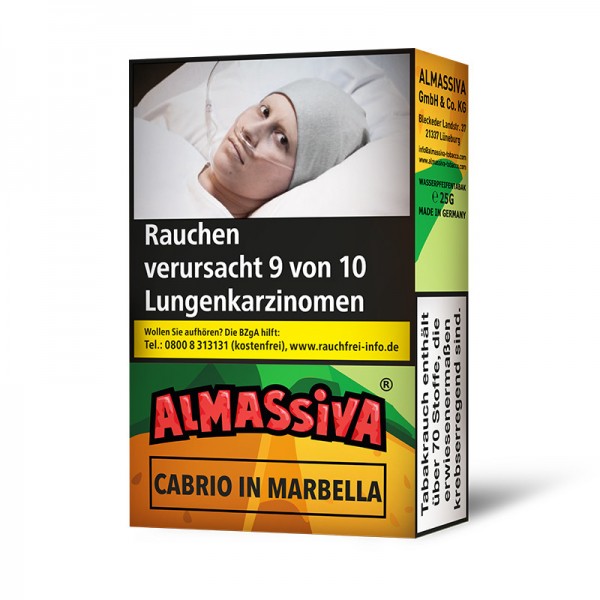 Almassiva Tobacco - Cabrio in Marbella 25g