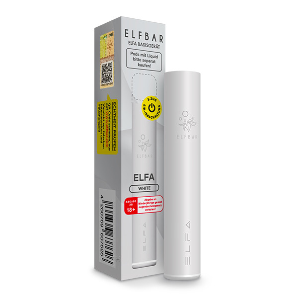 ELFBAR ELFA Pod Kit 500 mAh Akku - White