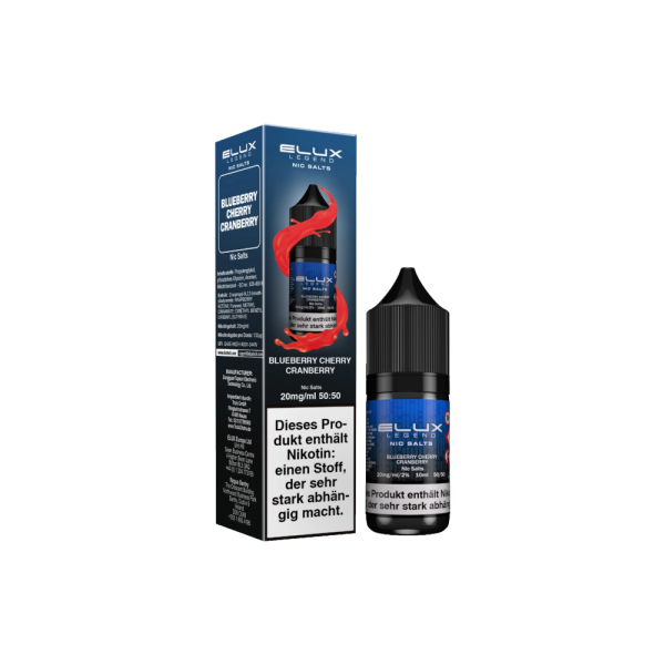 ELUX Legend Juice - Blueberry Cherry Cranberry - 10ml Nikotinsalzliquid