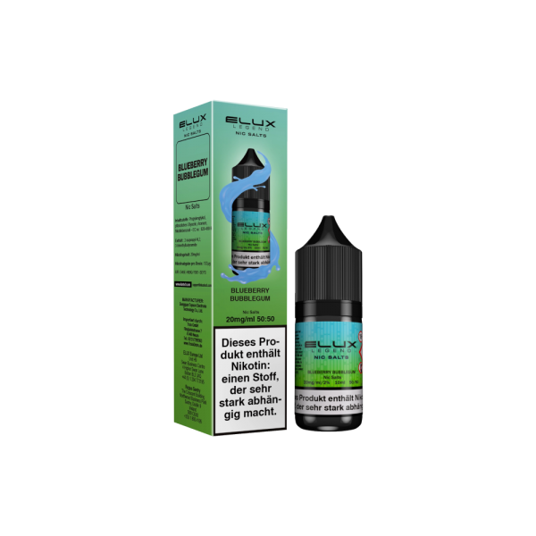 ELUX Legend Juice - Blueberry Bubblegum - 10ml Nikotinsalzliquid