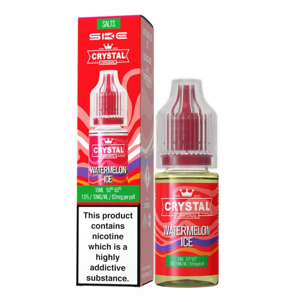 SKE Crystal Liquid - Watermelon Ice - 10ml Nikotinsalzliquid