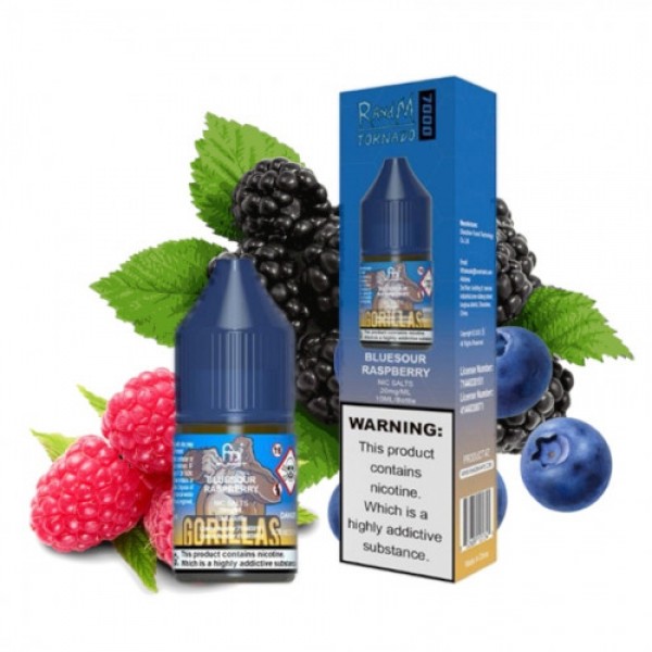 RandM Liquid - Bluesour Raspberry - 10ml - 20mg Nikotin