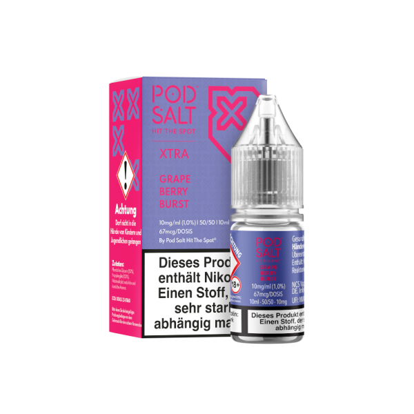 Pod Salt XTRA - Grape Berry Burst - Nikotinsalz Liquid