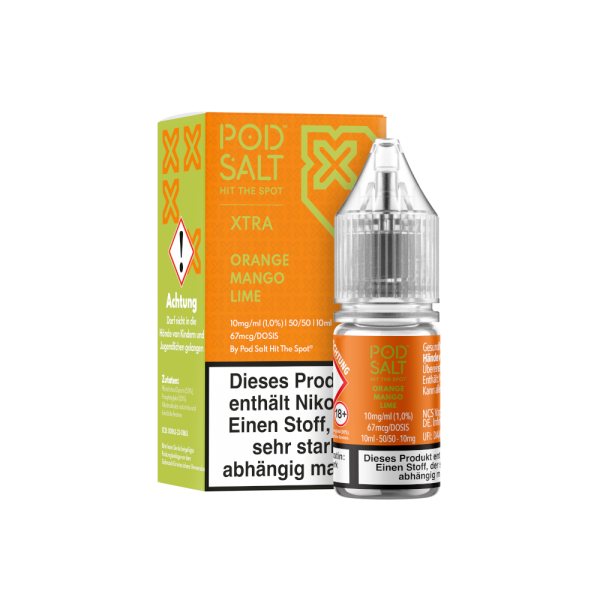 Pod Salt XTRA - Orange Mango Lime - Nikotinsalz Liquid