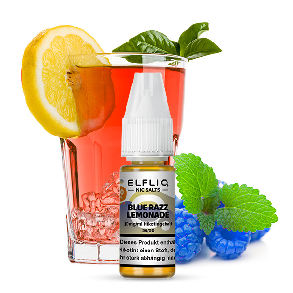 Liquid Blue Razz Lemonade - Elfliq by Elf Bar