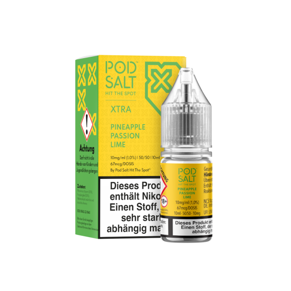 Pod Salt XTRA - Pineapple Passion Lime - Nikotinsalz Liquid