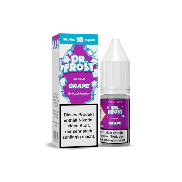 Dr. Frost - Ice Cold - Grape - Nikotinsalz Liquid