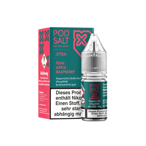 Pod Salt XTRA - Pear Apple Raspberry - Nikotinsalz Liquid