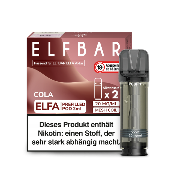 ELFBAR ELFA Cola 20mg Nikotin 2er Pack