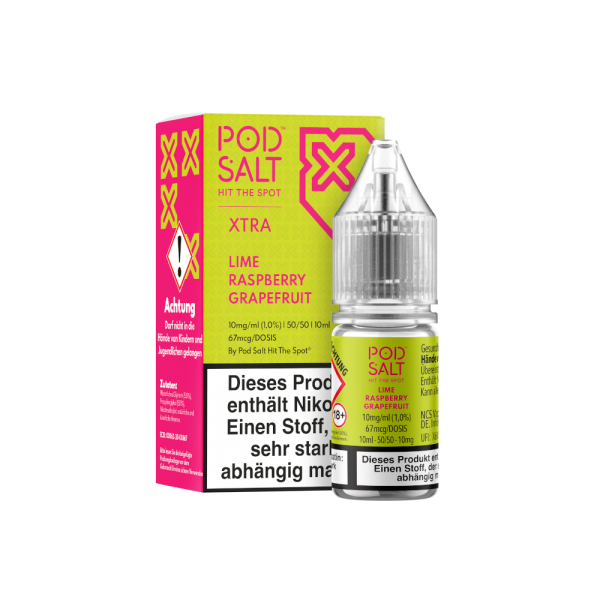 Pod Salt XTRA - Lime Raspberry Grapefruit - Nikotinsalz Liquid