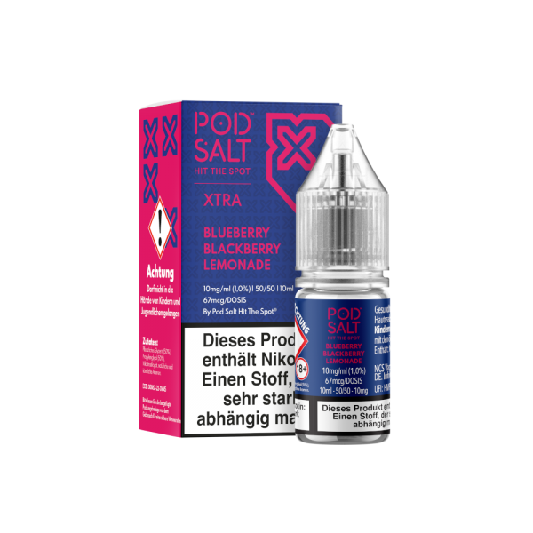 Pod Salt XTRA - Blueberry Blackberry Lemonade - Nikotinsalz Liquid