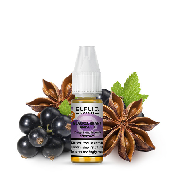 Liquid Blackcurrant Aniseed - Elfliq by Elf Bar