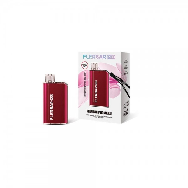 Flerbar Pod Kit - Farbe Rot - 500 mAh Akku