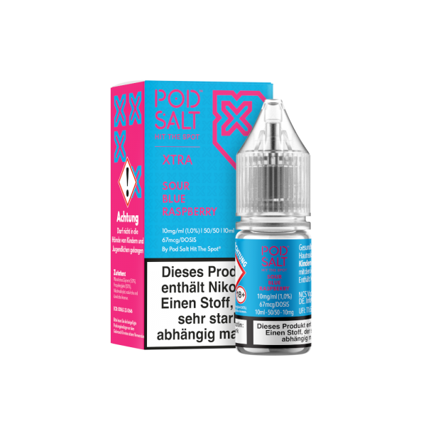 Pod Salt XTRA - Sour Blue Raspberry - Nikotinsalz Liquid