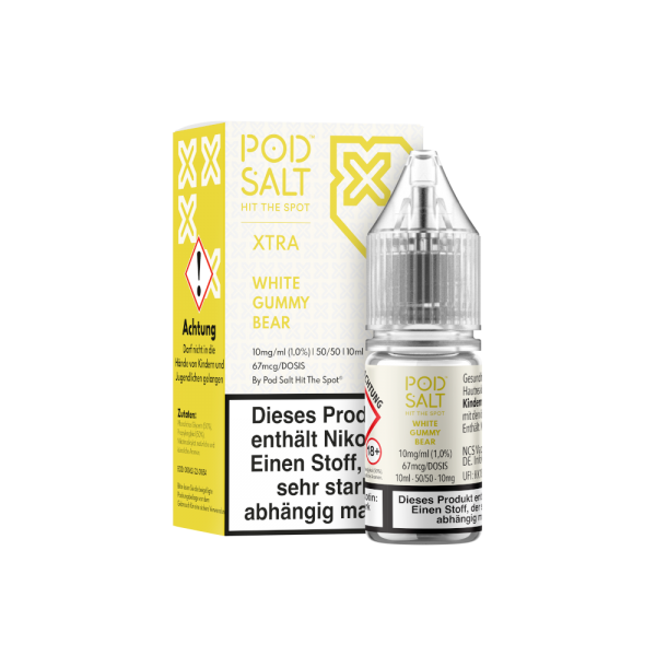 Pod Salt XTRA - White Gummy Bear - Nikotinsalz Liquid