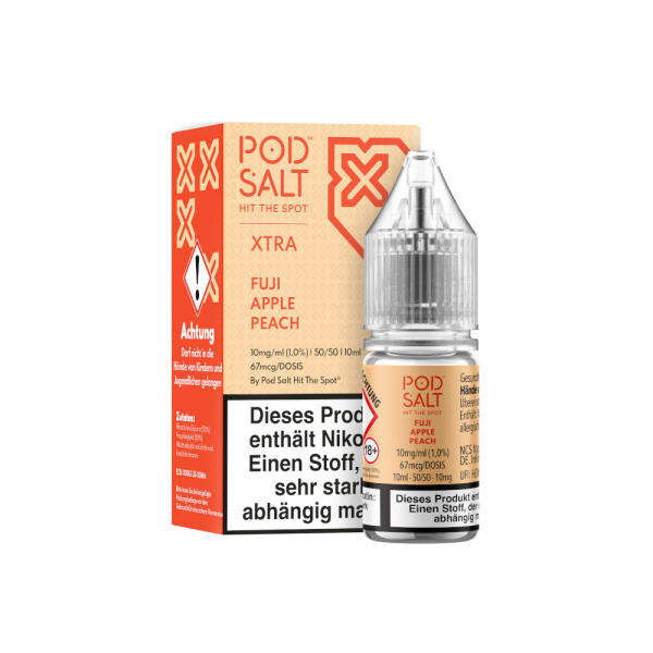 Pod Salt XTRA - Fuji Apple Peach - Nikotinsalz Liquid