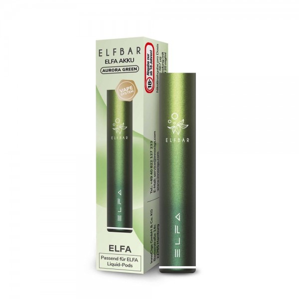 ELFBAR ELFA Pod Kit 500 mAh Akku - Aurora Green