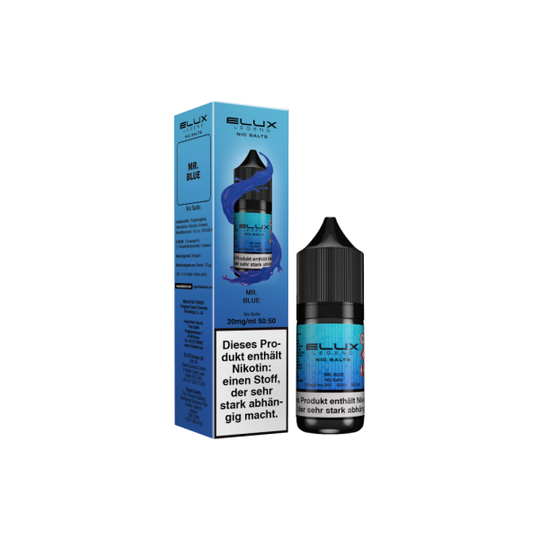 ELUX Legend Juice - Mr. Blue - 10ml Nikotinsalzliquid