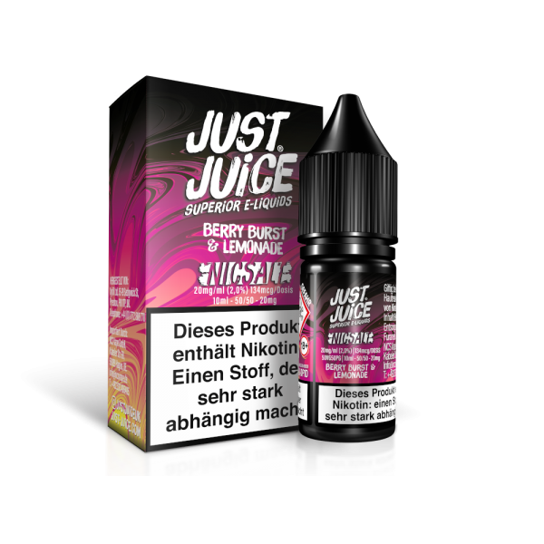 Just Juice - Berry Burst & Lemonade - Nikotinsalz Liquid 20mg/ml