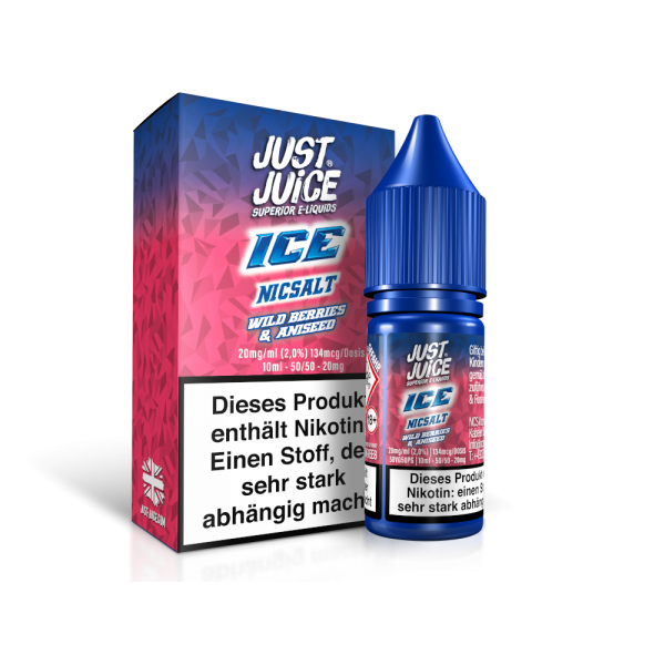 Just Juice -Wild Berries & Aniseed - Nikotinsalz Liquid 20mg/ml