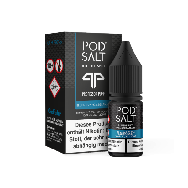 Pod Salt FUSION - Blueberry Pomegranate - Nikotinsalz Liquid 20 mg/ml