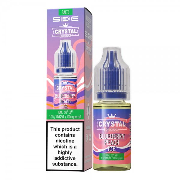 SKE Crystal Liquid - Blueberry Peach Ice - 10ml Nikotinsalzliquid