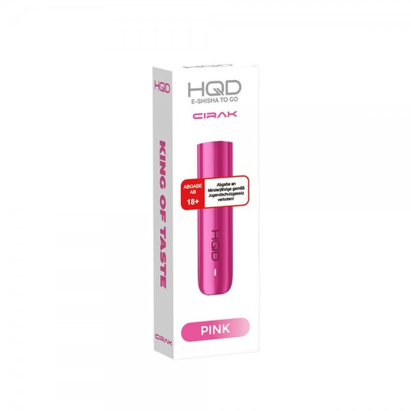 HQD Cirak - Pod Kit - 370 mAh Akku - Farbe: Pink