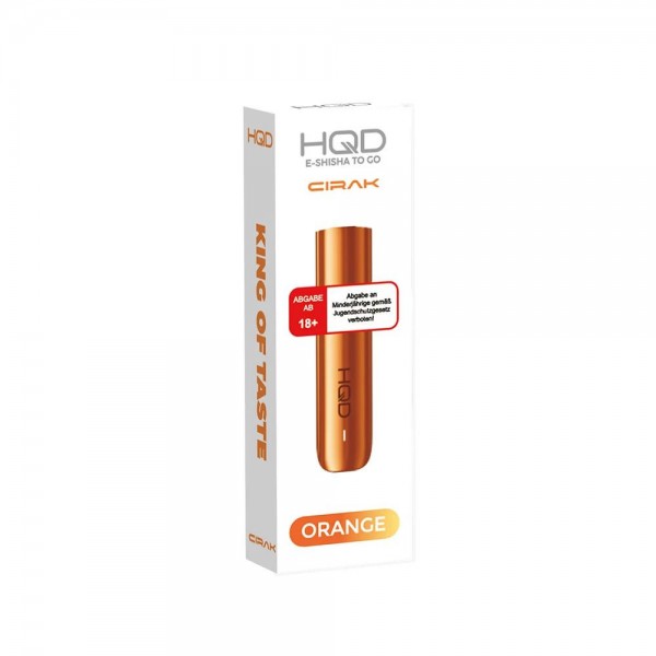 HQD Cirak - Pod Kit - 370 mAh Akku - Farbe: Orange