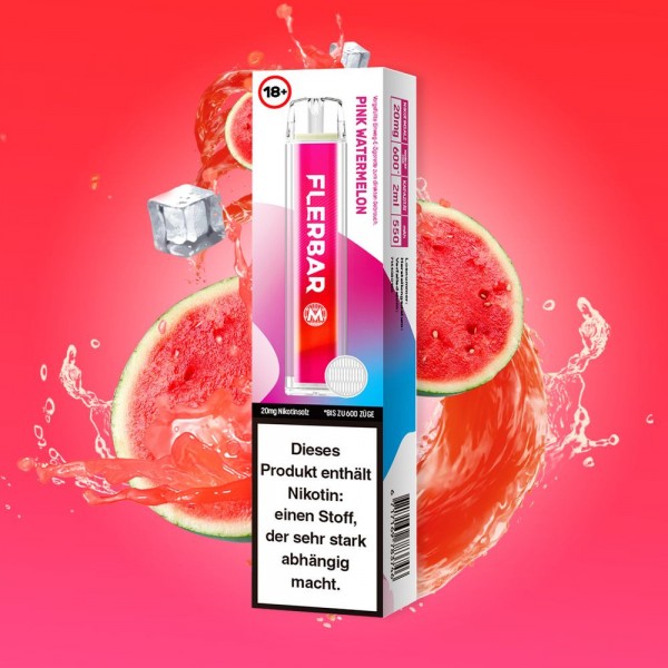 Flerbar M – Pink Watermelon 20mg Nikotin