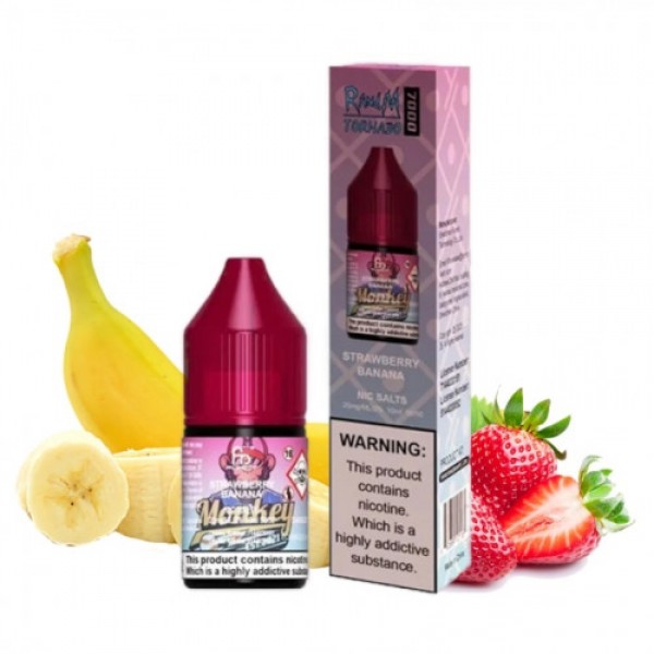 RandM Liquid - Strawberry Banana - 10ml - 20mg Nikotin