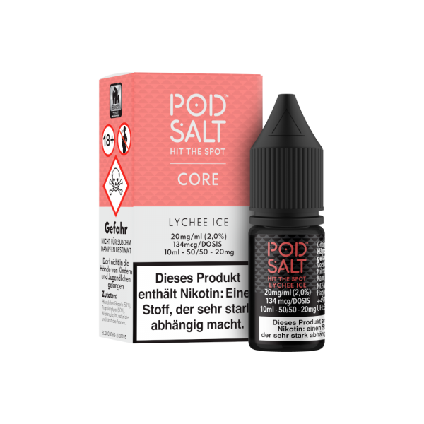 Pod Salt Core - Lychee Ice - Nikotinsalz Liquid