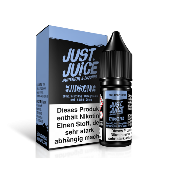 Just Juice - Blue Raspberry - Nikotinsalz Liquid 20mg/ml